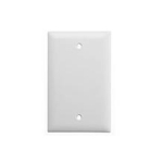 Blank Wallplate, White, 5/Pack